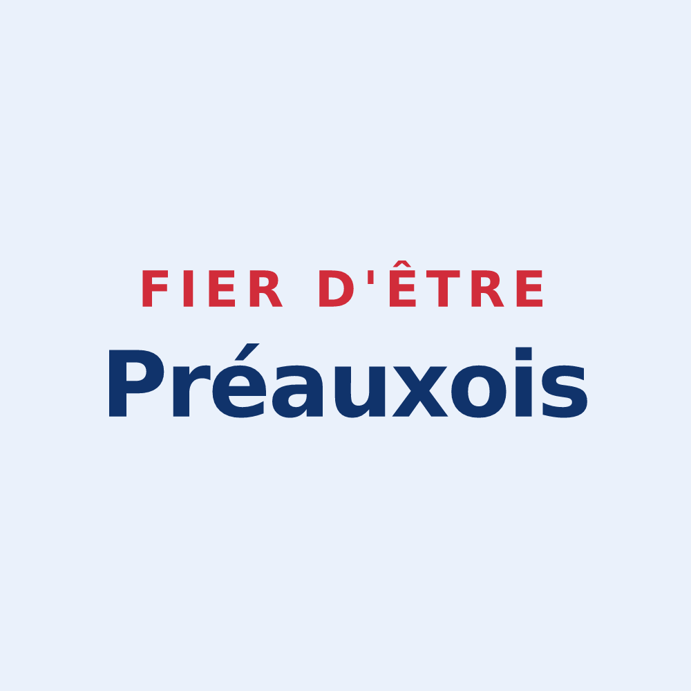 Sticker « Fier d'être Préauxois » — design pour Préaux-Bocage