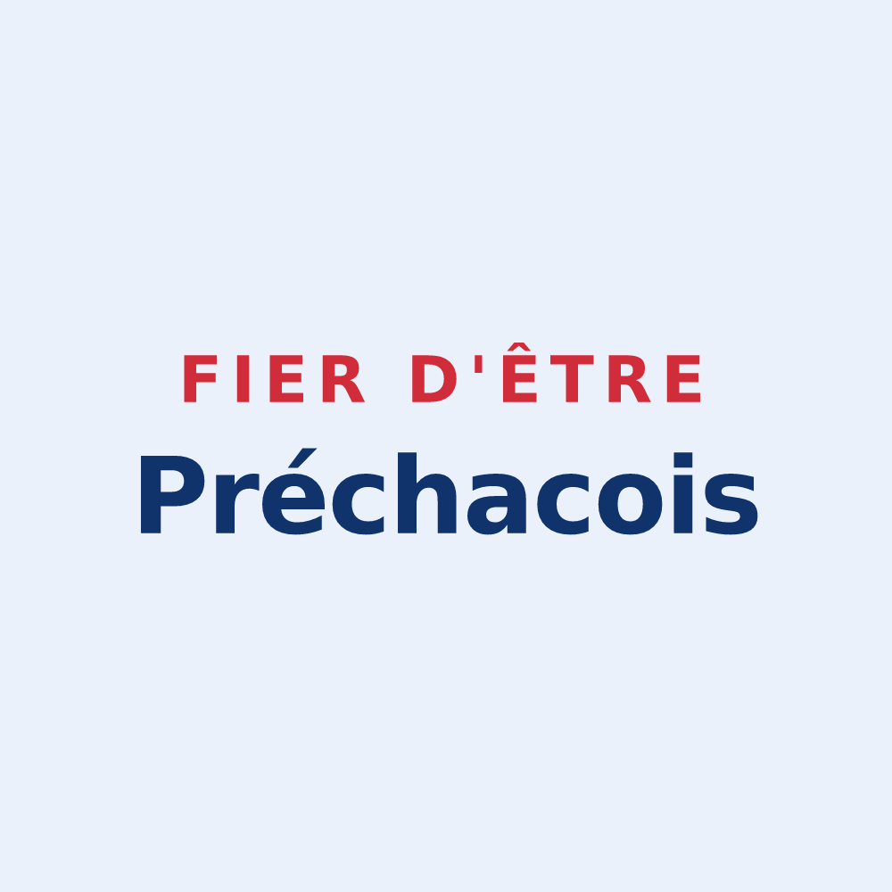 Sticker « Fier d'être Préchacois » — design pour Préchac