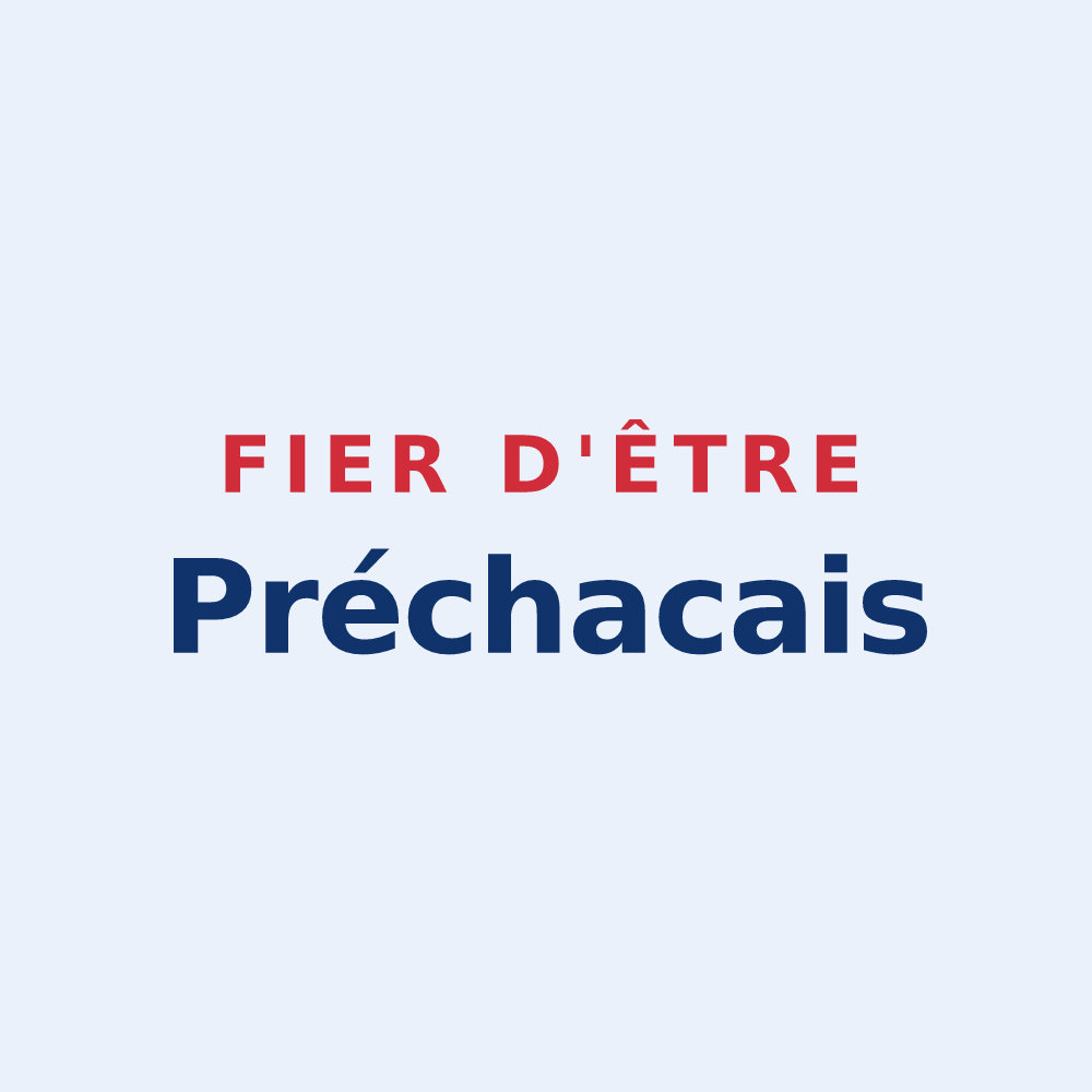Sticker « Fier d'être Préchacais » — design pour Préchac