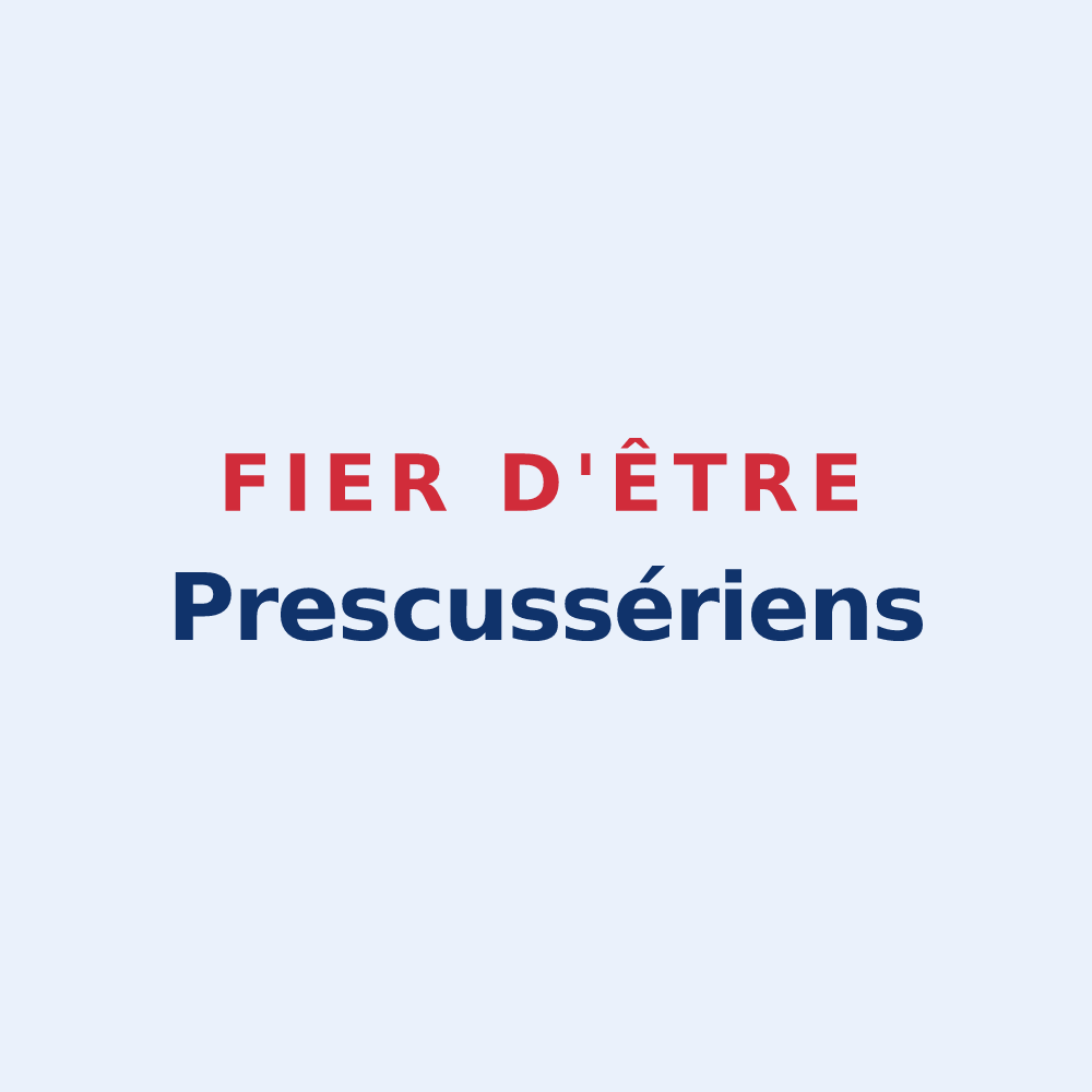 Sticker « Fier d'être Prescussériens » — design pour Précieux