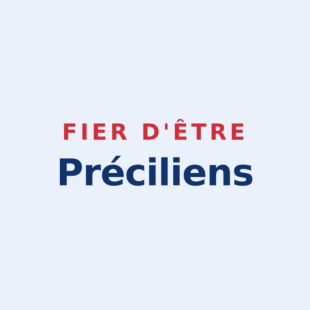 Sticker « Fier d'être Préciliens » — design pour Précy-sous-Thil