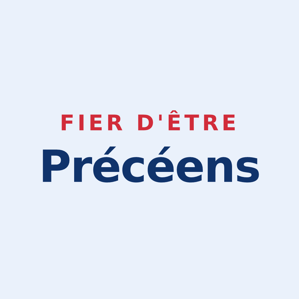 Sticker « Fier d'être Précéens » — design pour Précy-sur-Oise
