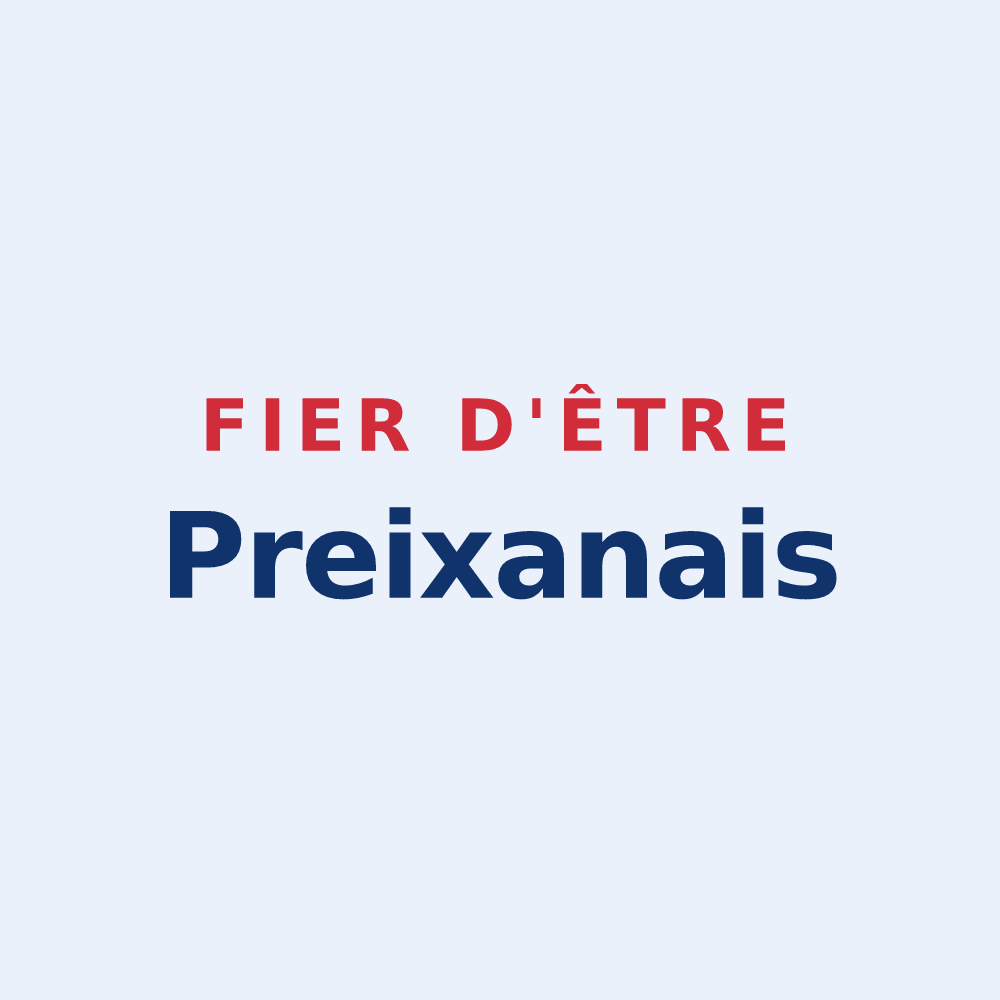 Sticker « Fier d'être Preixanais » — design pour Preixan