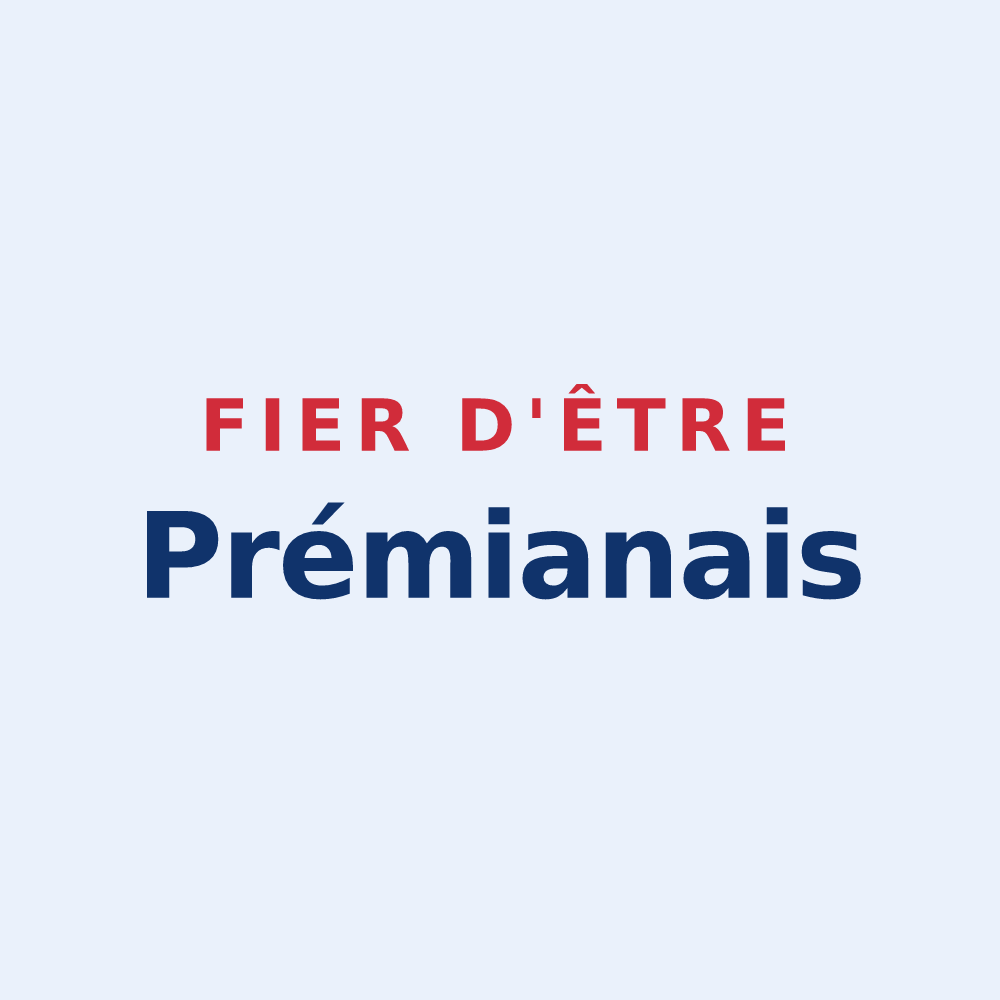 Sticker « Fier d'être Prémianais » — design pour Prémian
