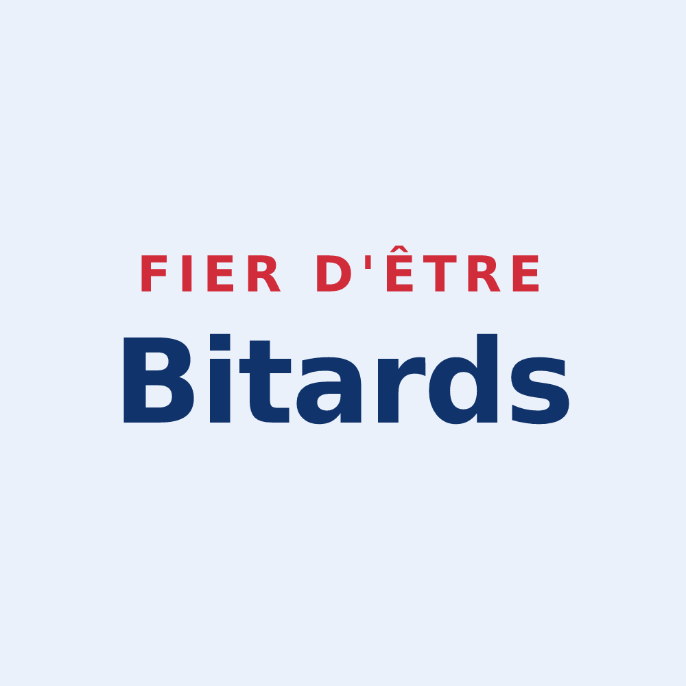 Sticker « Fier d'être Bitards » — design pour Prémierfait