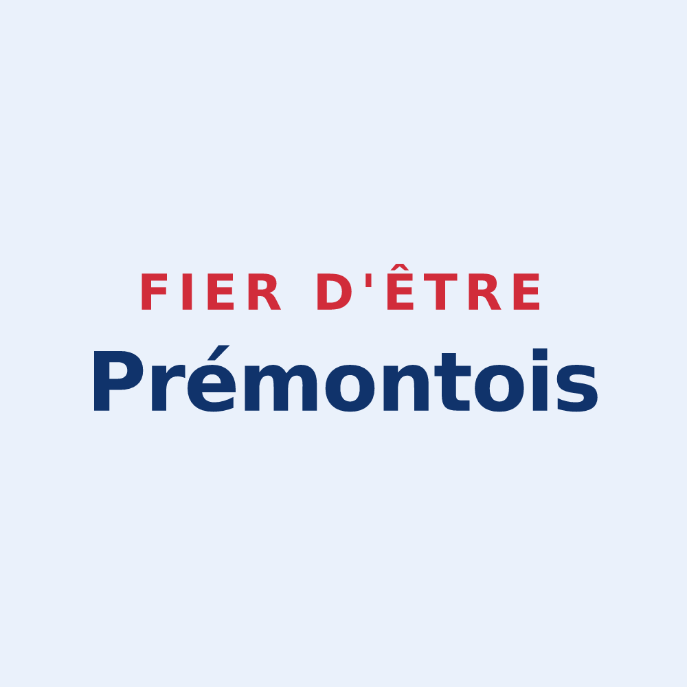 Sticker « Fier d'être Prémontois » — design pour Prémont
