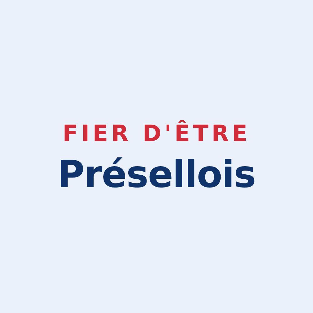 Sticker « Fier d'être Présellois » — design pour Préseau