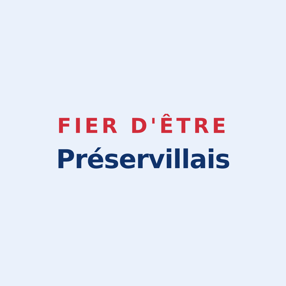 Sticker « Fier d'être Préservillais » — design pour Préserville