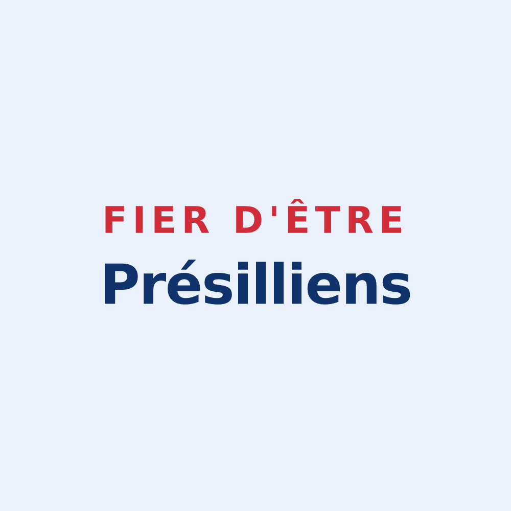 Sticker « Fier d'être Présilliens » — design pour Présilly