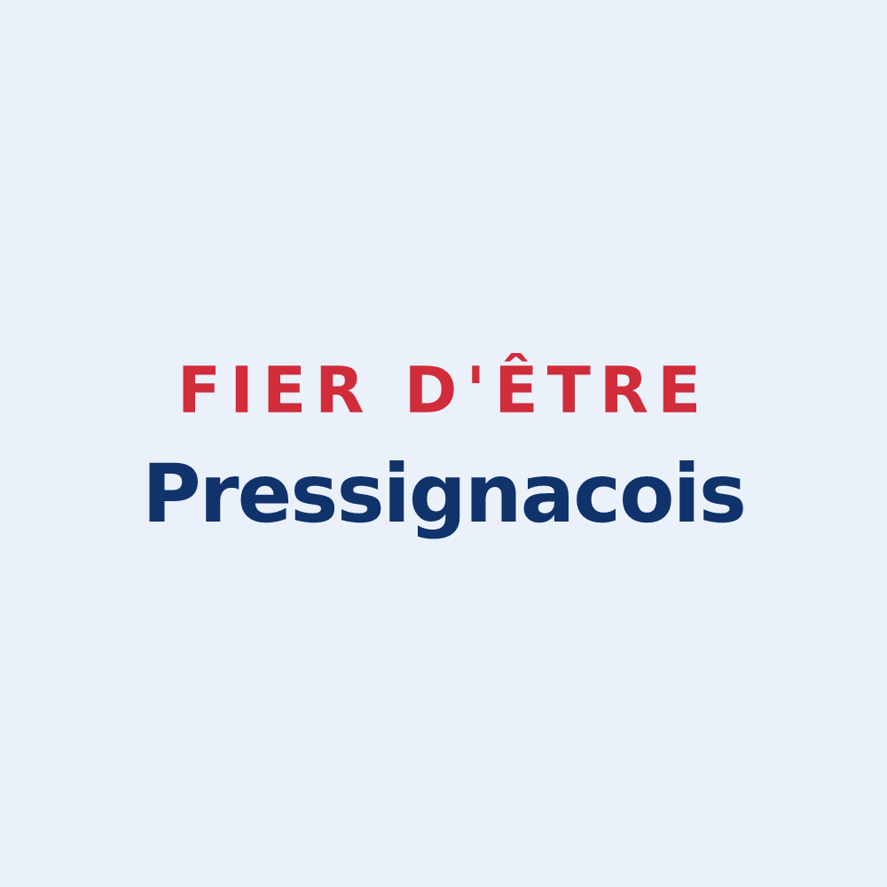 Sticker « Fier d'être Pressignacois » — design pour Pressignac