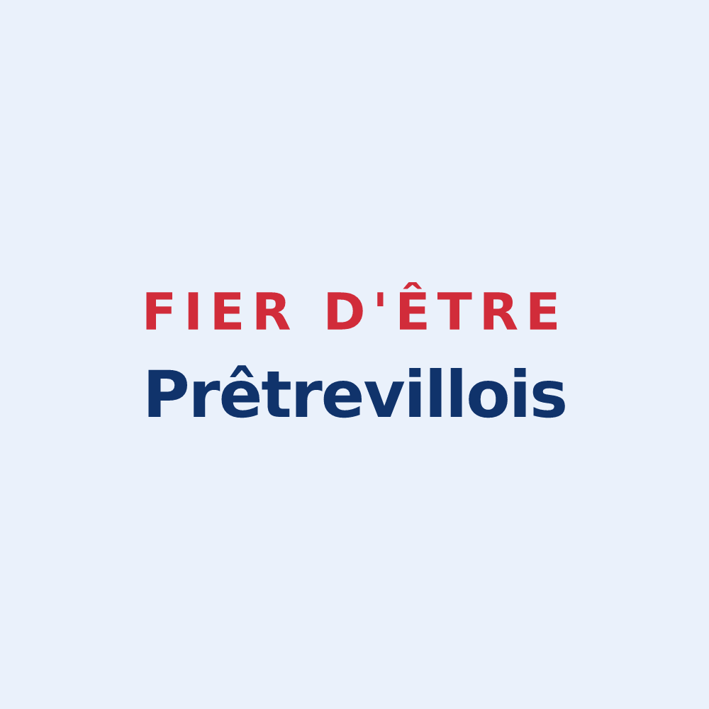 Sticker « Fier d'être Prêtrevillois » — design pour Prêtreville