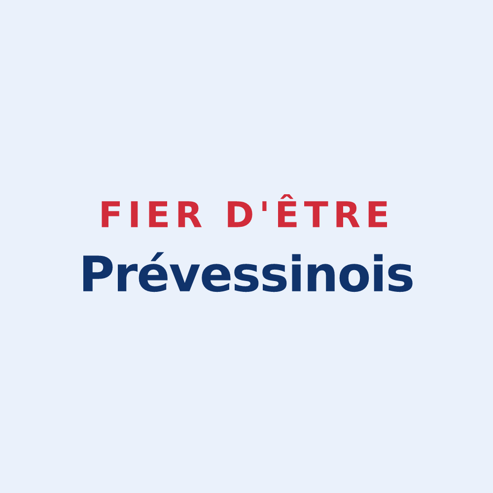 Sticker « Fier d'être Prévessinois » — design pour Prévessin-Moëns