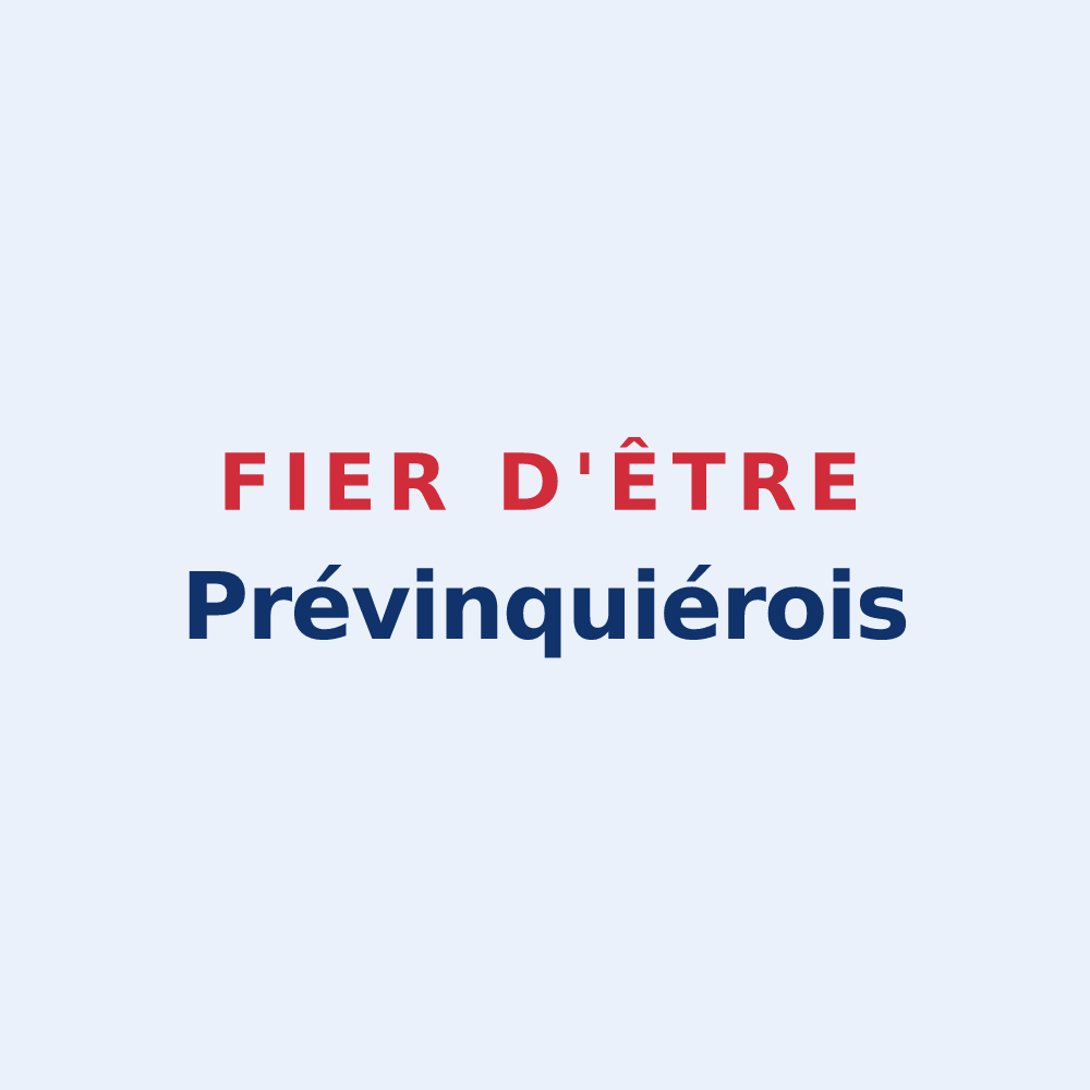 Sticker « Fier d'être Prévinquiérois » — design pour Prévinquières