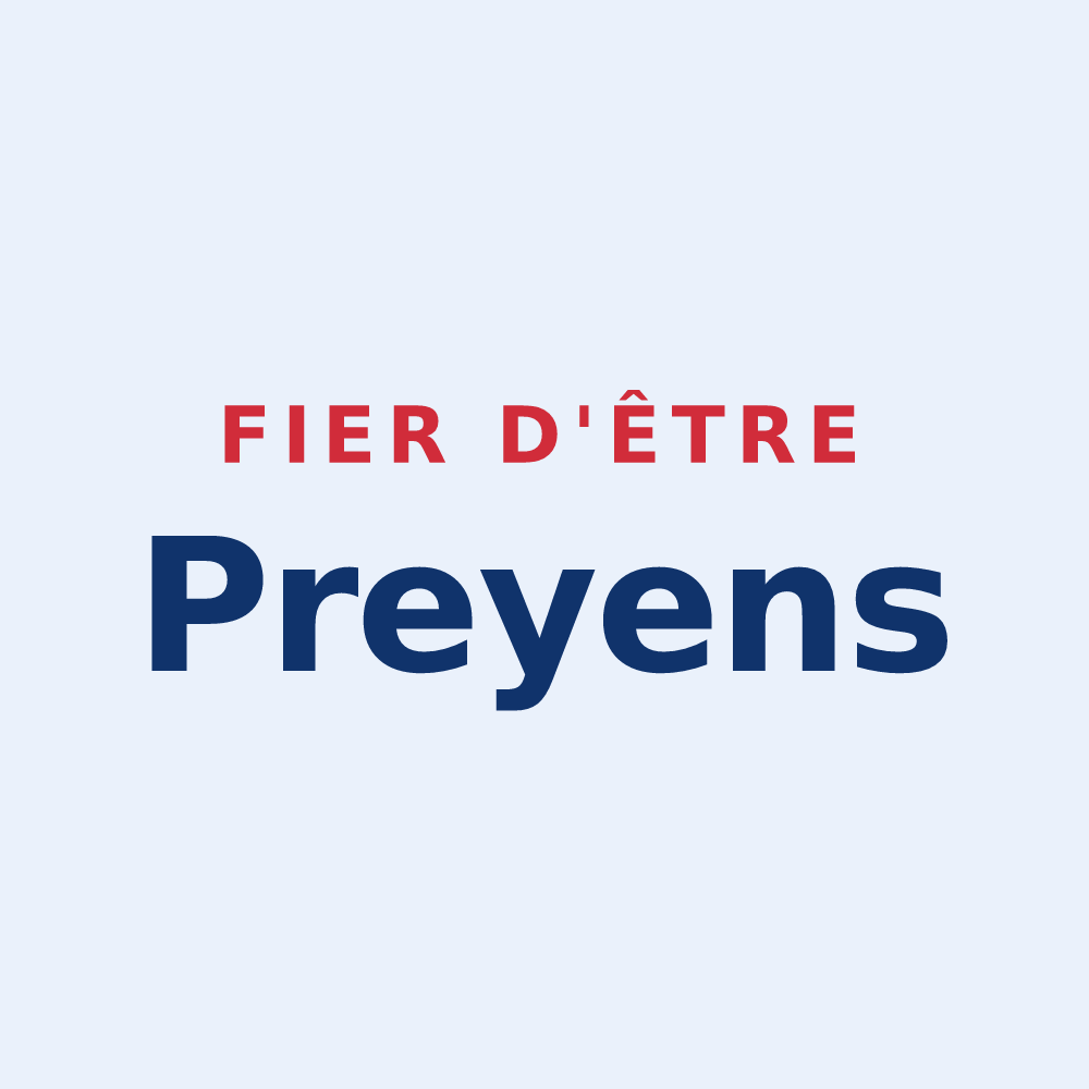 Sticker « Fier d'être Preyens » — design pour Prey