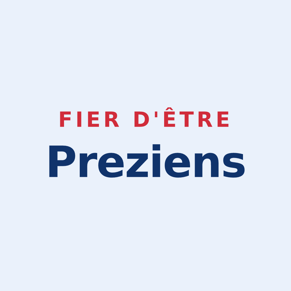 Sticker « Fier d'être Preziens » — design pour Prez-sous-Lafauche