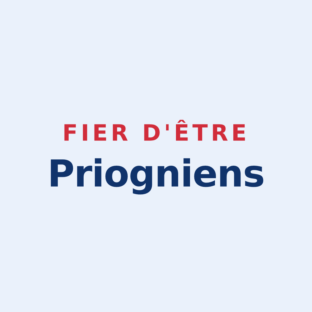 Sticker « Fier d'être Priogniens » — design pour Priay
