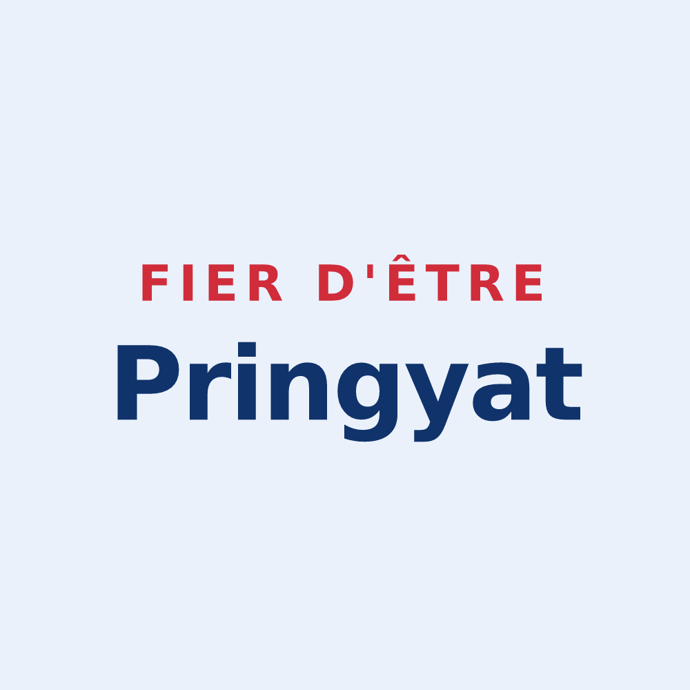Sticker « Fier d'être Pringyat » — design pour Pringy