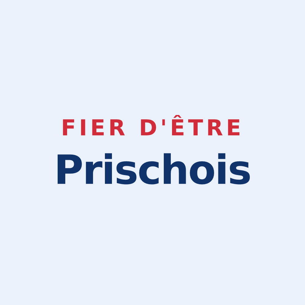 Sticker « Fier d'être Prischois » — design pour Prisches