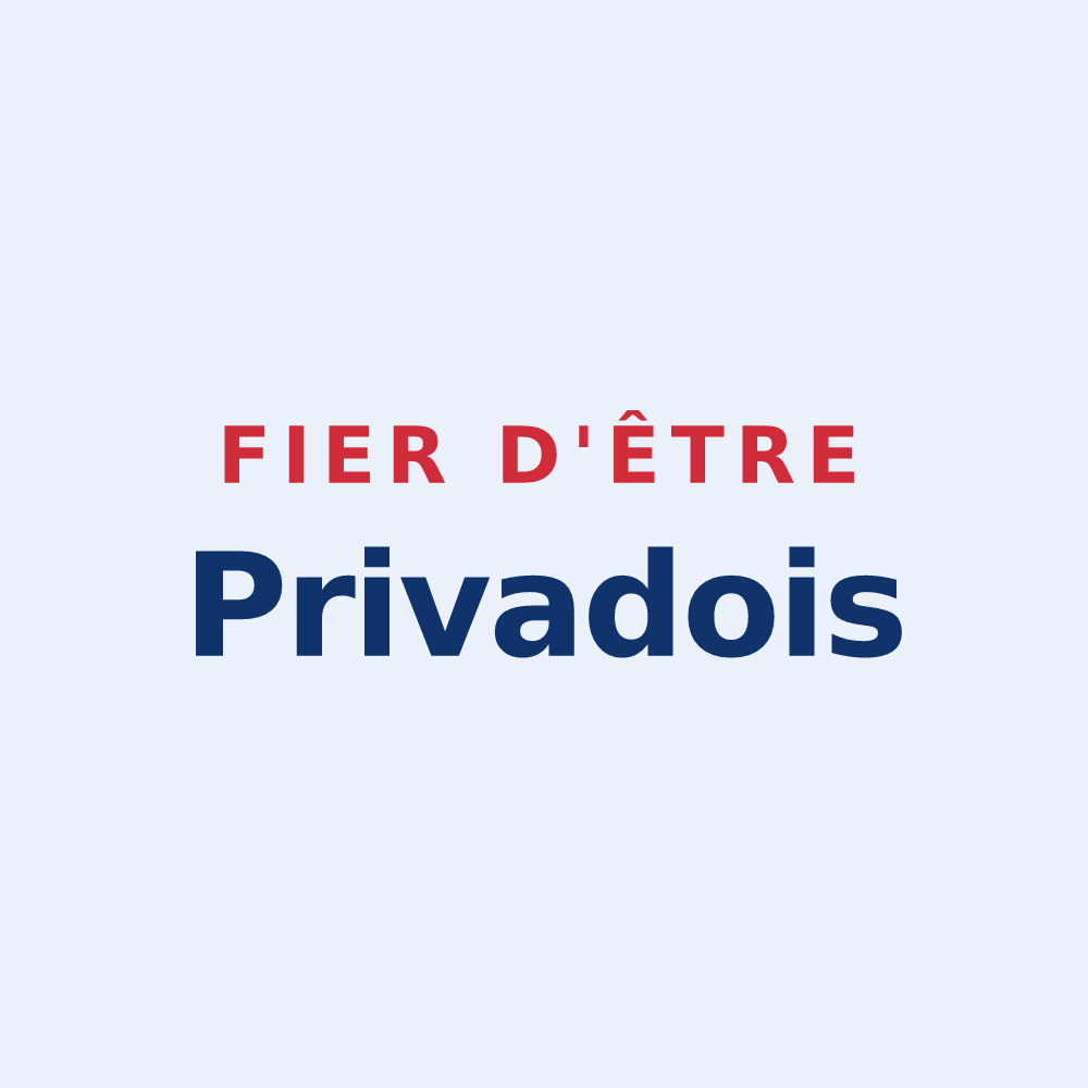 Sticker « Fier d'être Privadois » — design pour Privas