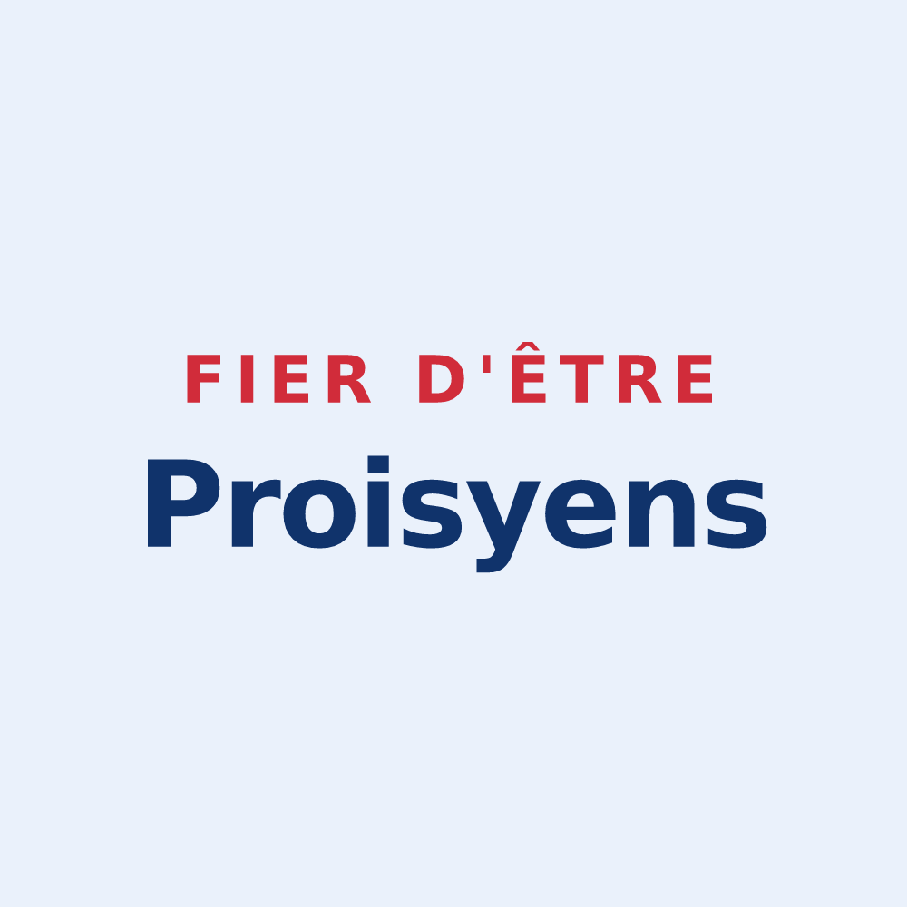 Sticker « Fier d'être Proisyens » — design pour Proisy