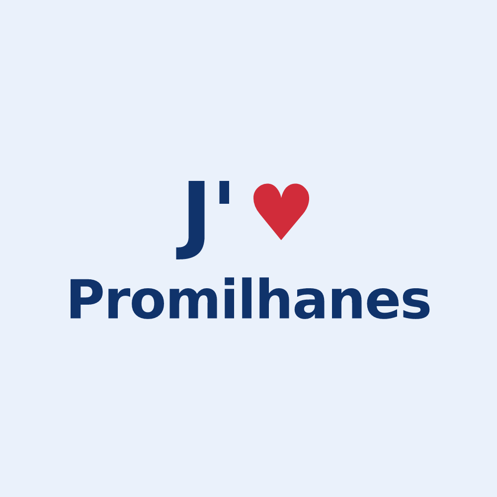Sticker personnalisé Promilhanes — design J'aime Promilhanes