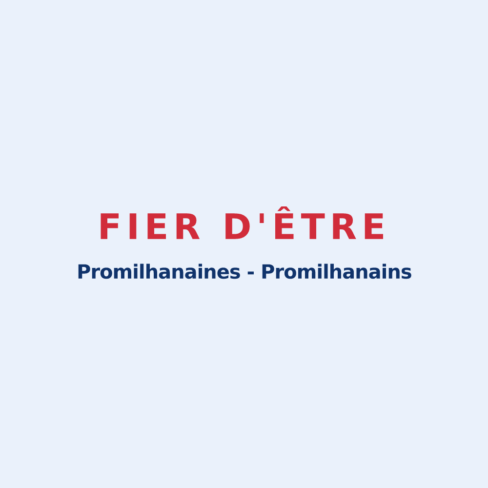 Sticker « Fier d'être Promilhanaines - Promilhanains » — design pour Promilhanes