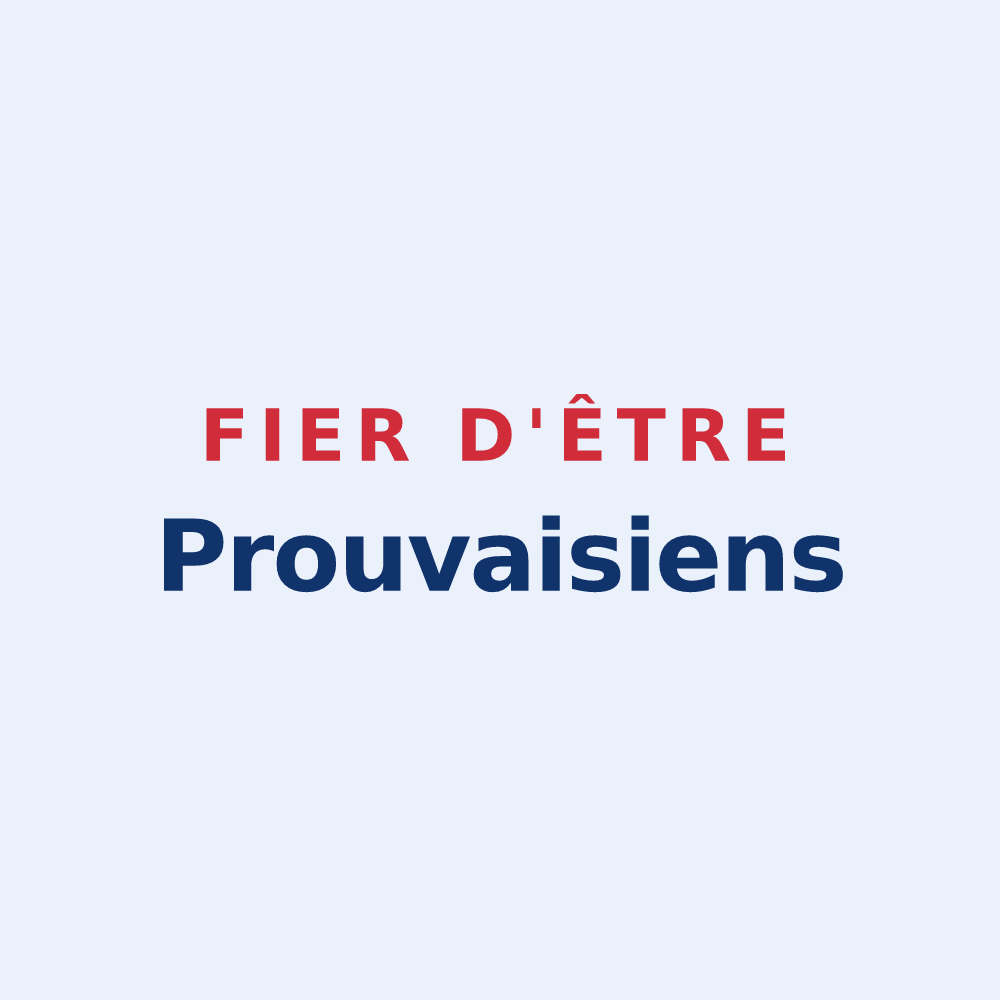 Sticker « Fier d'être Prouvaisiens » — design pour Prouvais