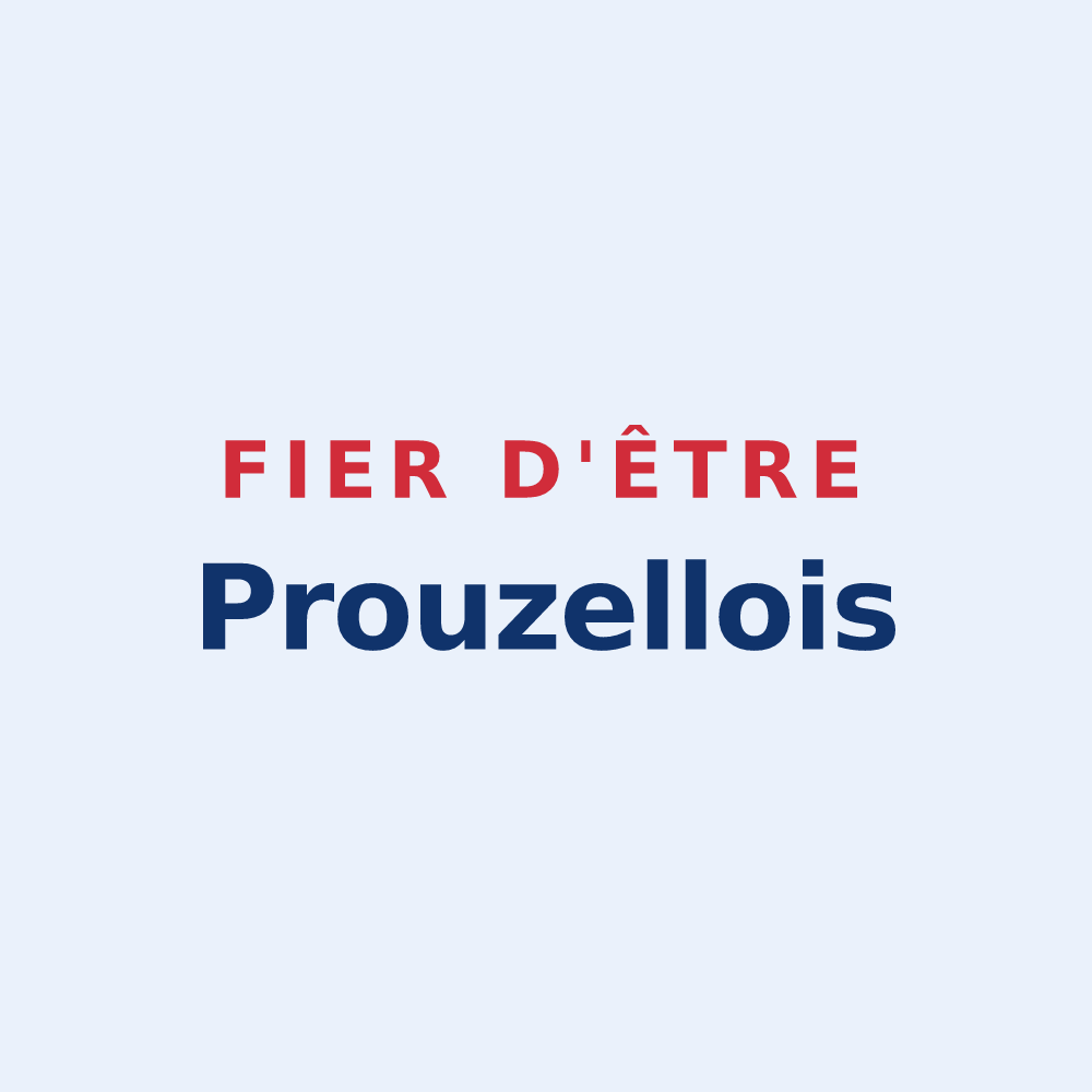 Sticker « Fier d'être Prouzellois » — design pour Prouzel