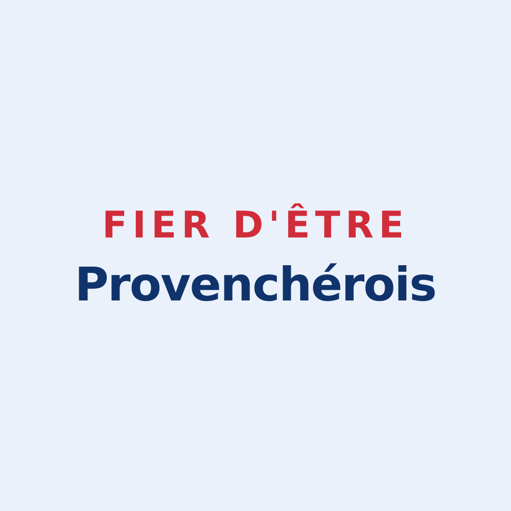 Sticker « Fier d'être Provenchérois » — design pour Provenchères-lès-Darney