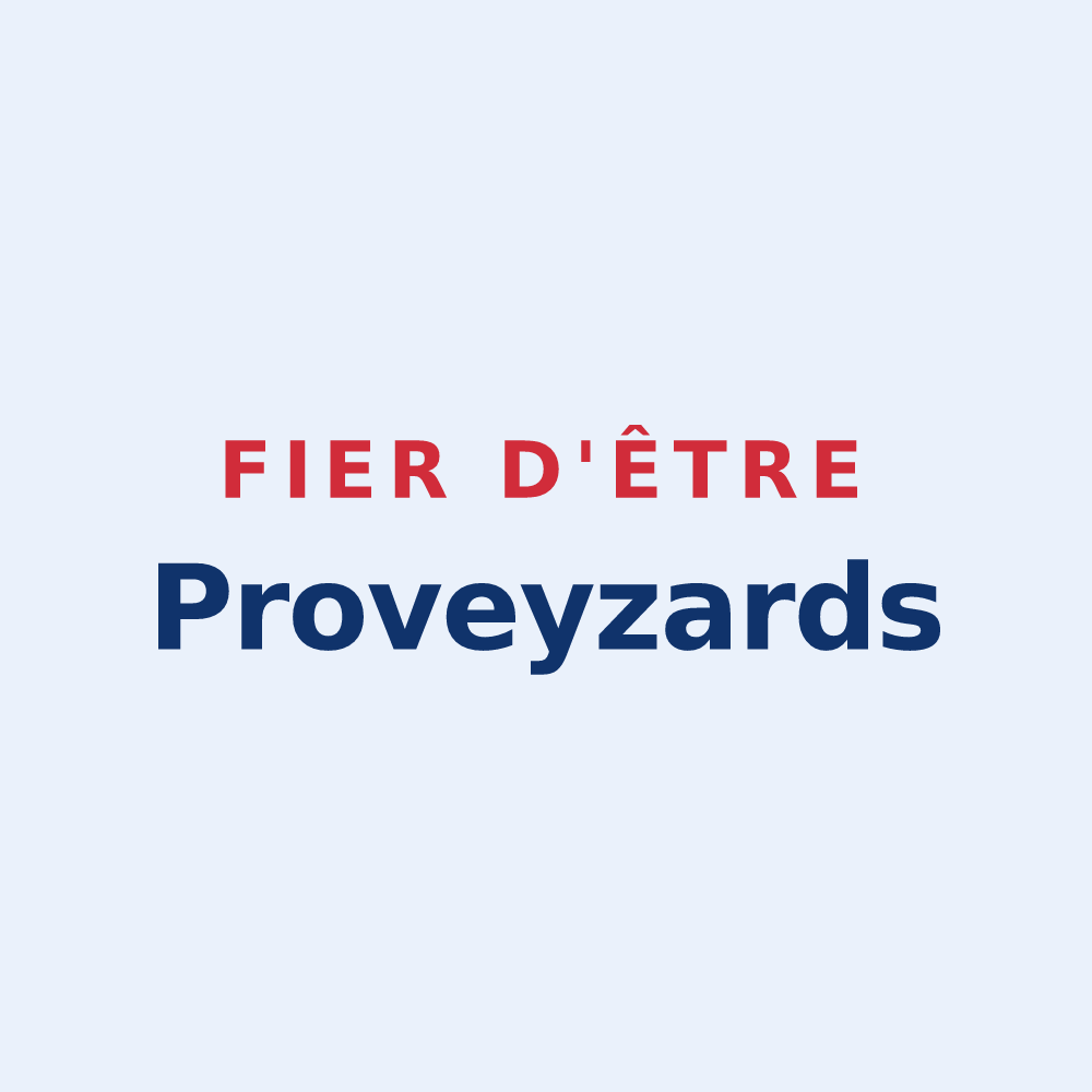 Sticker « Fier d'être Proveyzards » — design pour Proveysieux