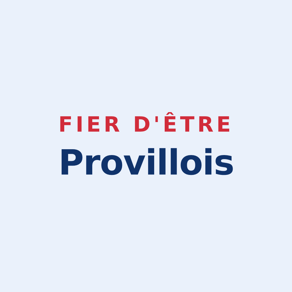 Sticker « Fier d'être Provillois » — design pour Proville
