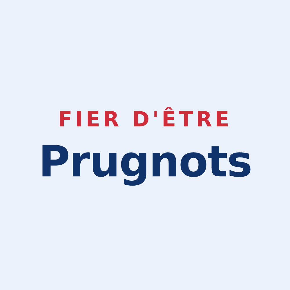 Sticker « Fier d'être Prugnots » — design pour Prugny