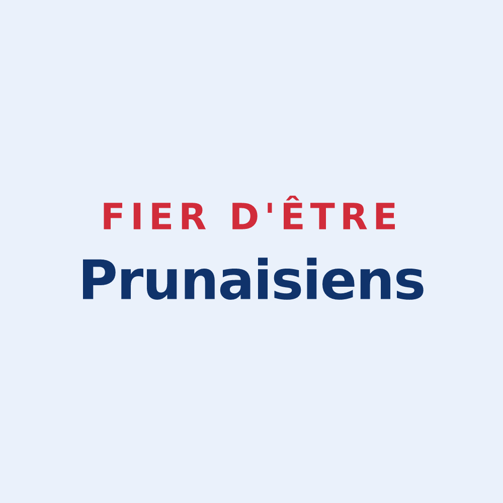 Sticker « Fier d'être Prunaisiens » — design pour Prunay-Cassereau