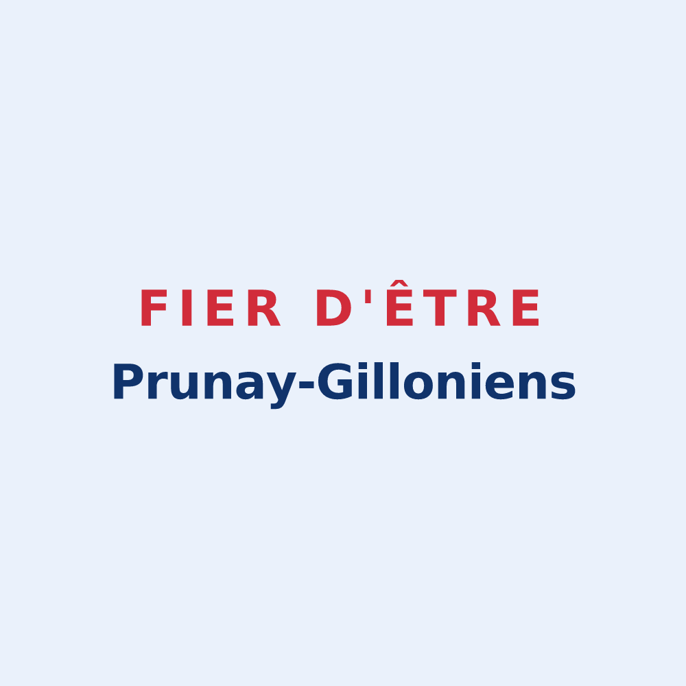 Sticker « Fier d'être Prunay-Gilloniens » — design pour Prunay-le-Gillon