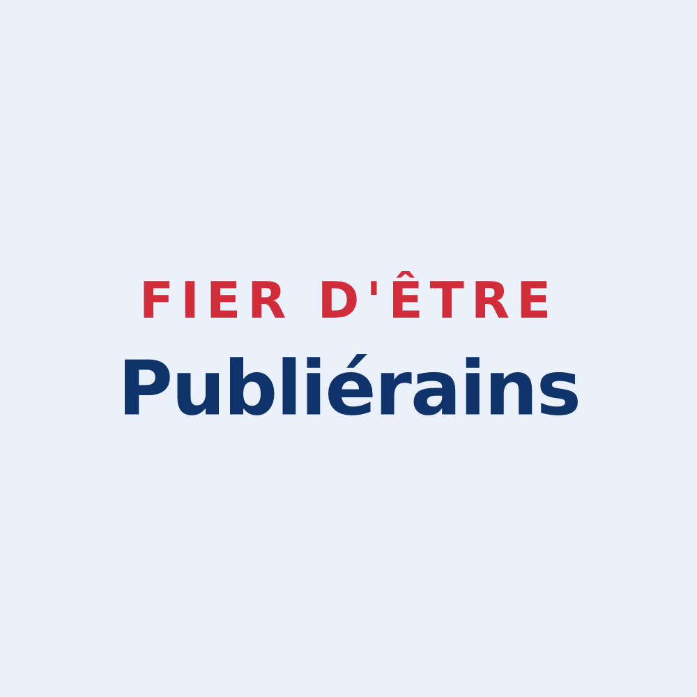 Sticker « Fier d'être Publiérains » — design pour Publier