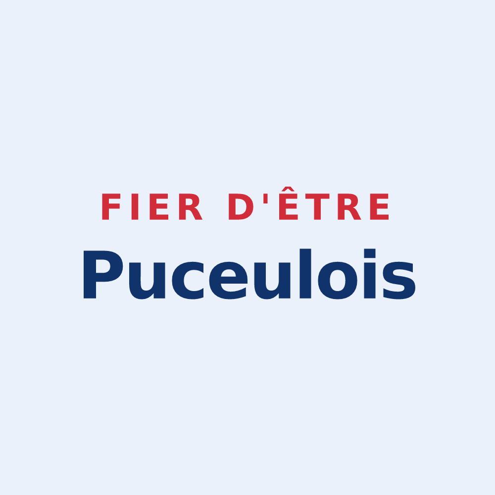 Sticker « Fier d'être Puceulois » — design pour Puceul