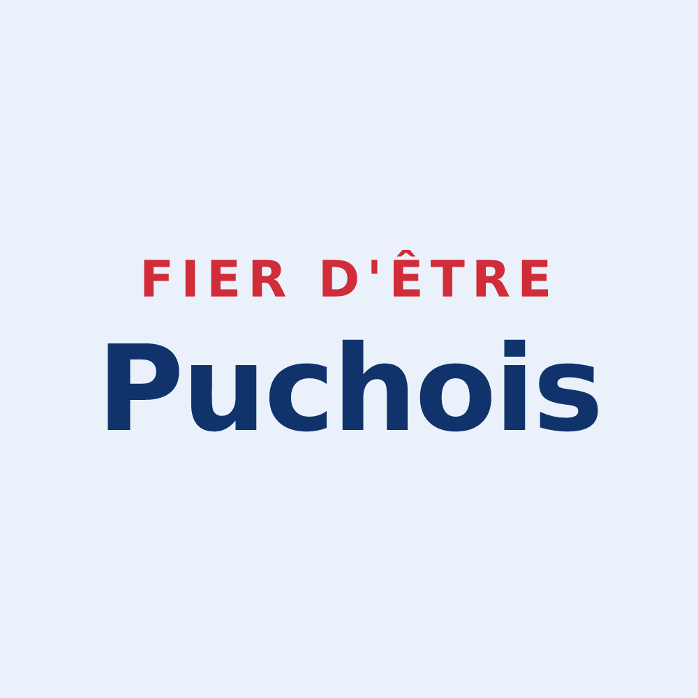 Sticker « Fier d'être Puchois » — design pour Puch-d'Agenais