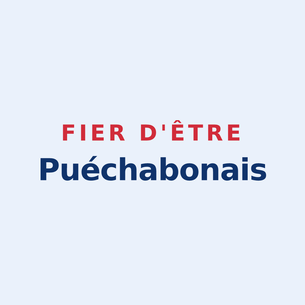 Sticker « Fier d'être Puéchabonais » — design pour Puéchabon