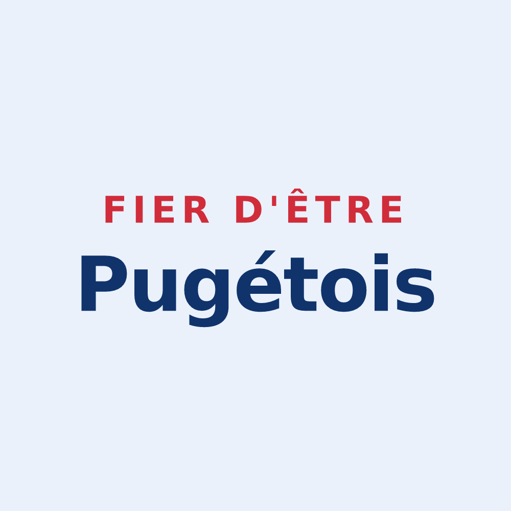 Sticker « Fier d'être Pugétois » — design pour Puget-sur-Argens