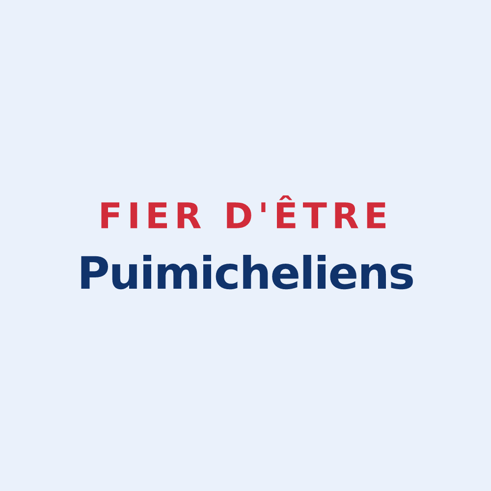 Sticker « Fier d'être Puimicheliens » — design pour Puimichel