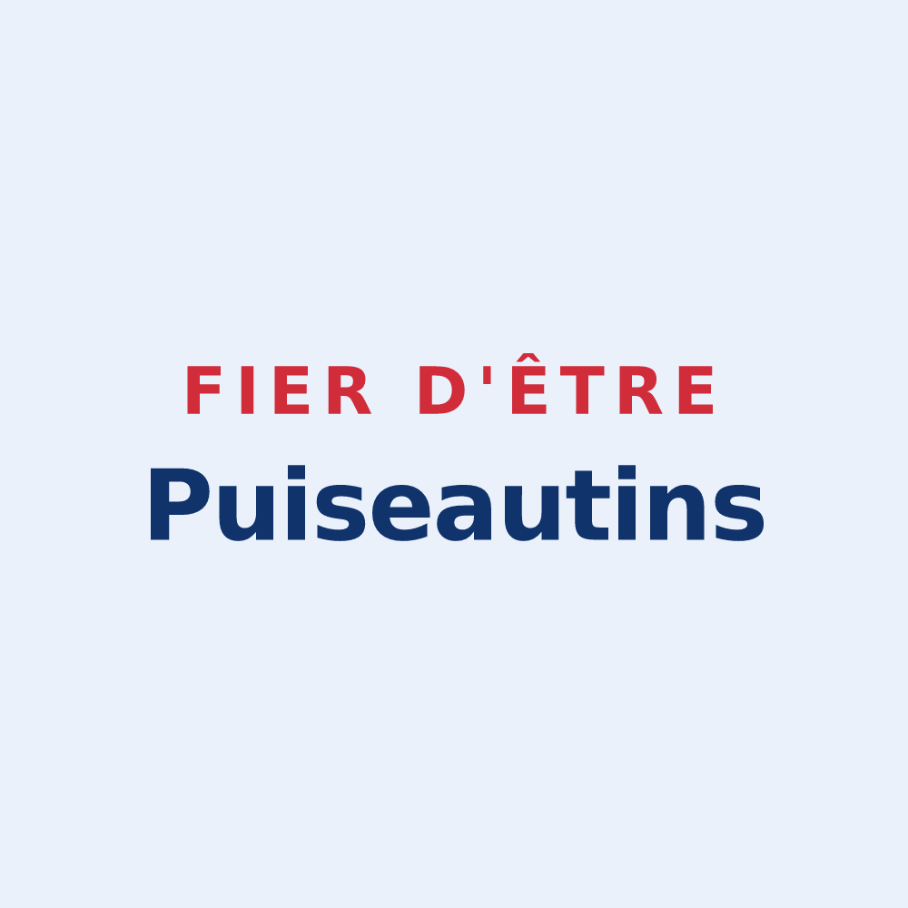 Sticker « Fier d'être Puiseautins » — design pour Puiseaux