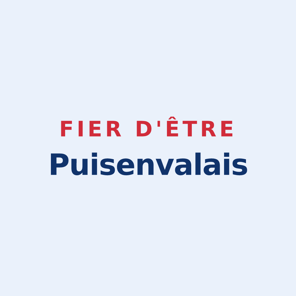 Sticker « Fier d'être Puisenvalais » — design pour Puisenval