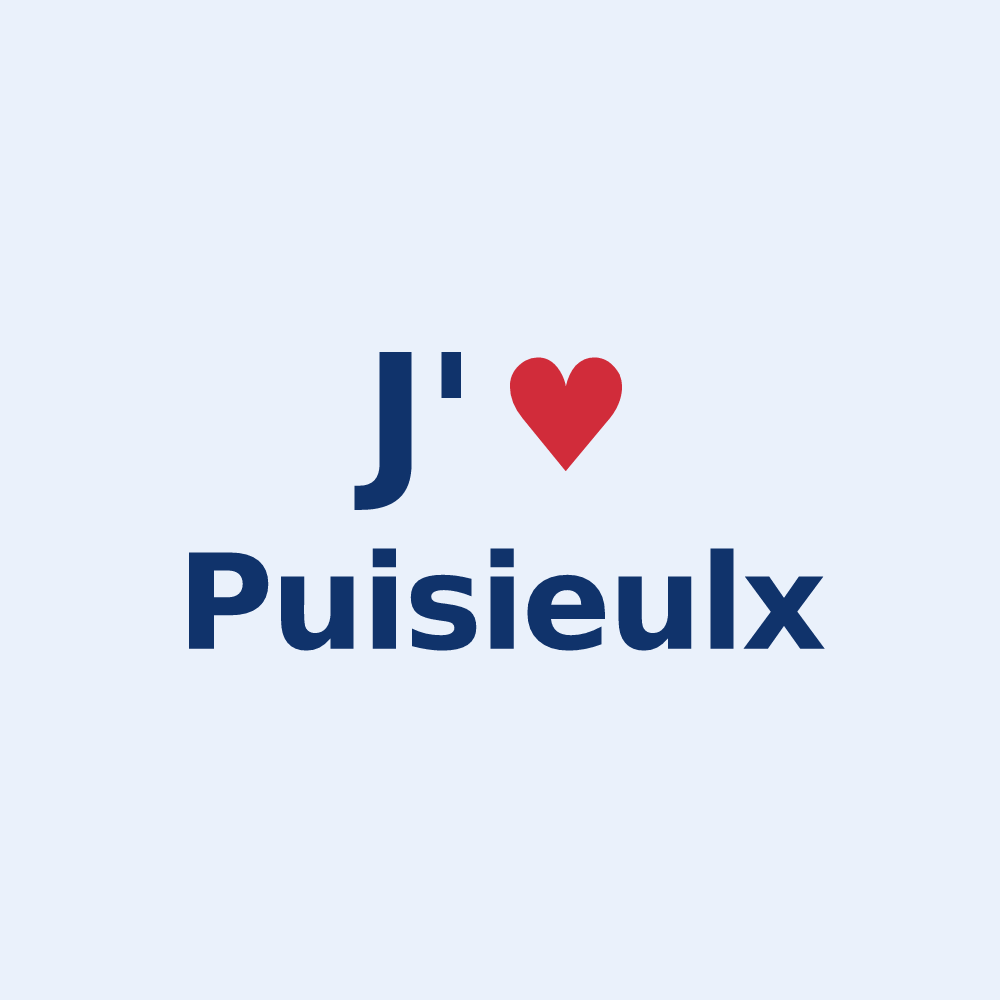 Sticker personnalisé Puisieulx — design J'aime Puisieulx