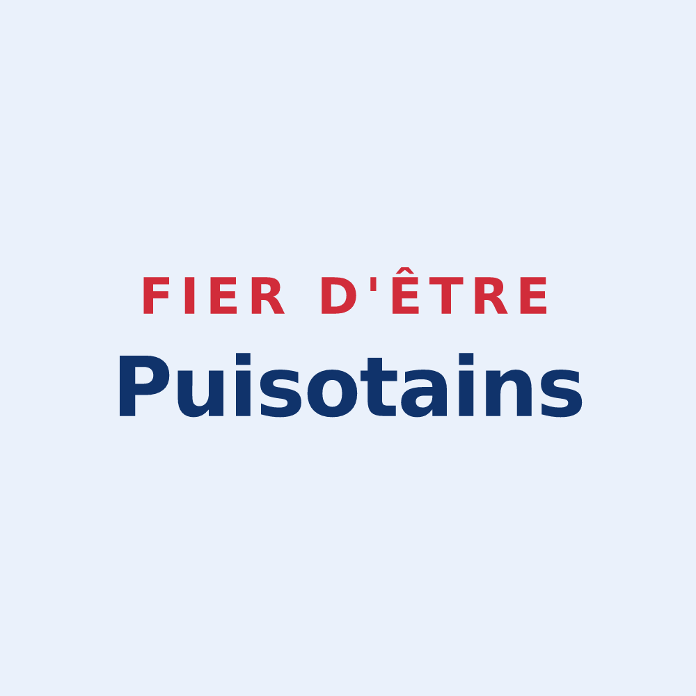Sticker « Fier d'être Puisotains » — design pour Puisieux
