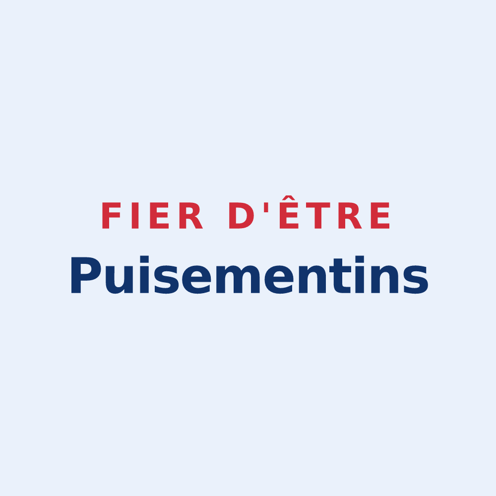 Sticker « Fier d'être Puisementins » — design pour Puits-et-Nuisement