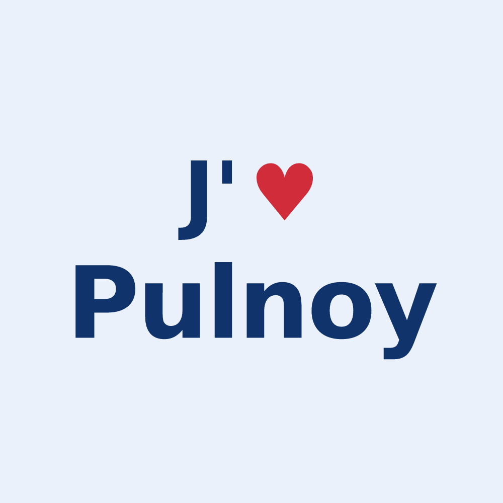 Sticker personnalisé Pulnoy — design J'aime Pulnoy
