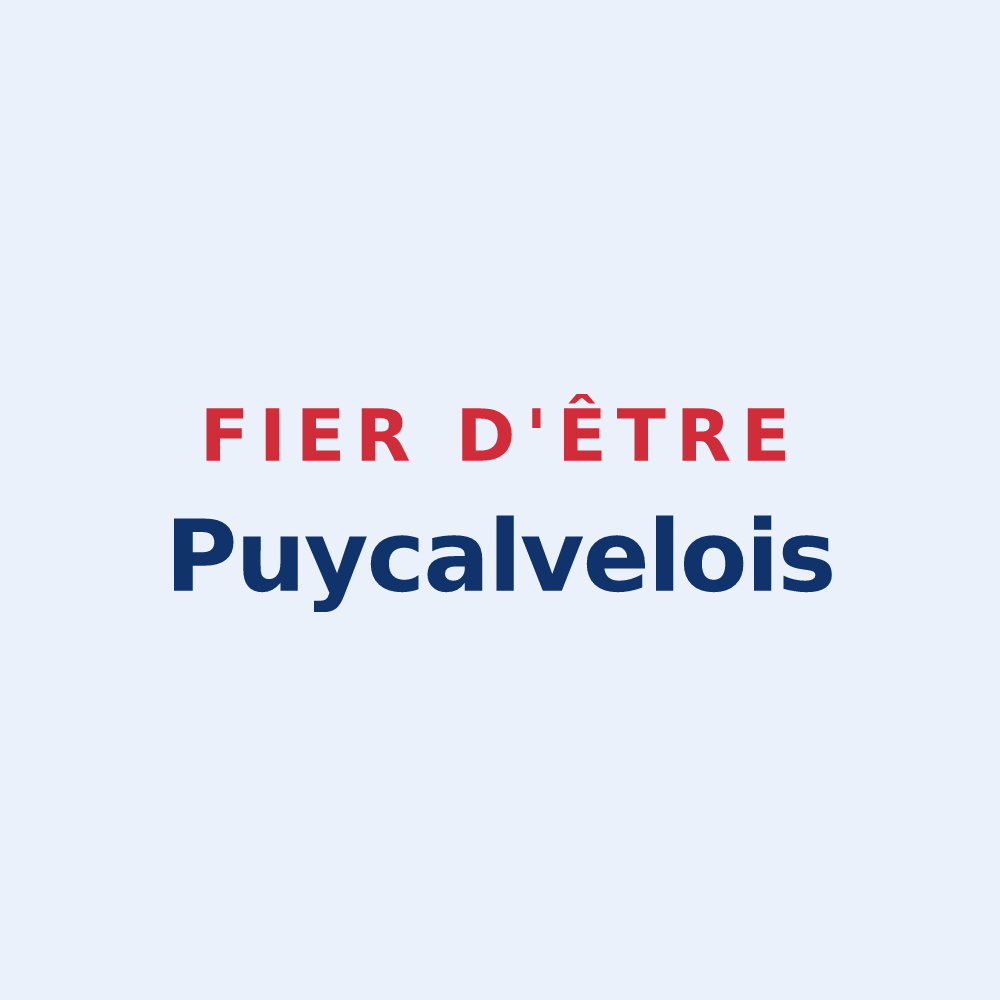 Sticker « Fier d'être Puycalvelois » — design pour Puycalvel