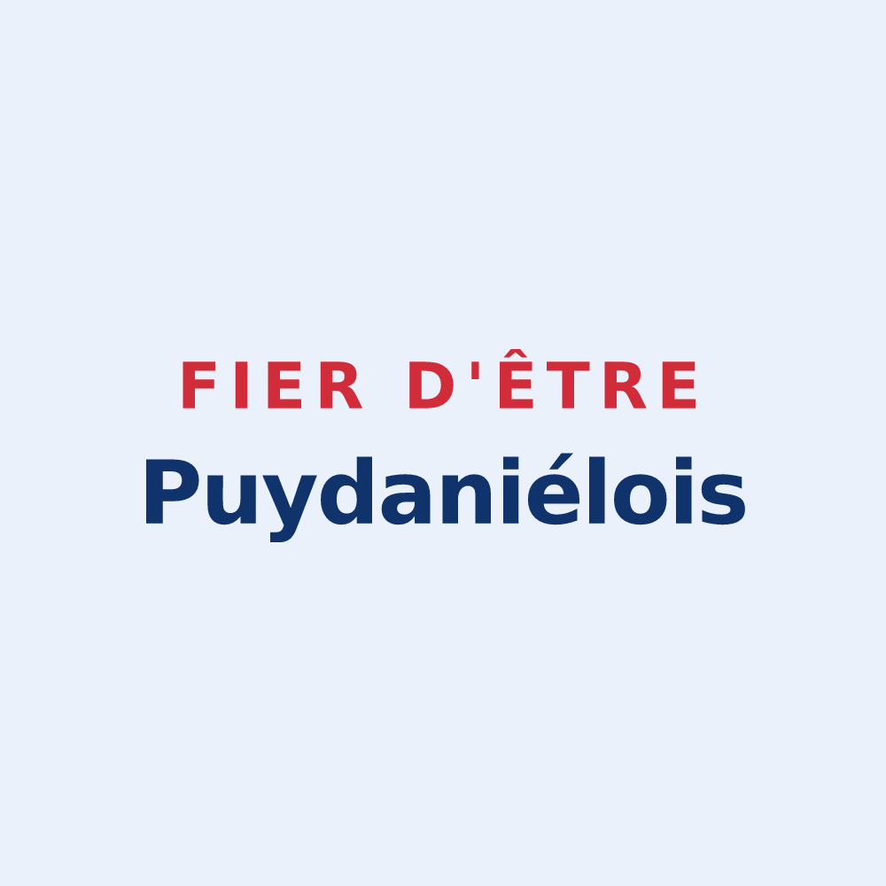 Sticker « Fier d'être Puydaniélois » — design pour Puydaniel