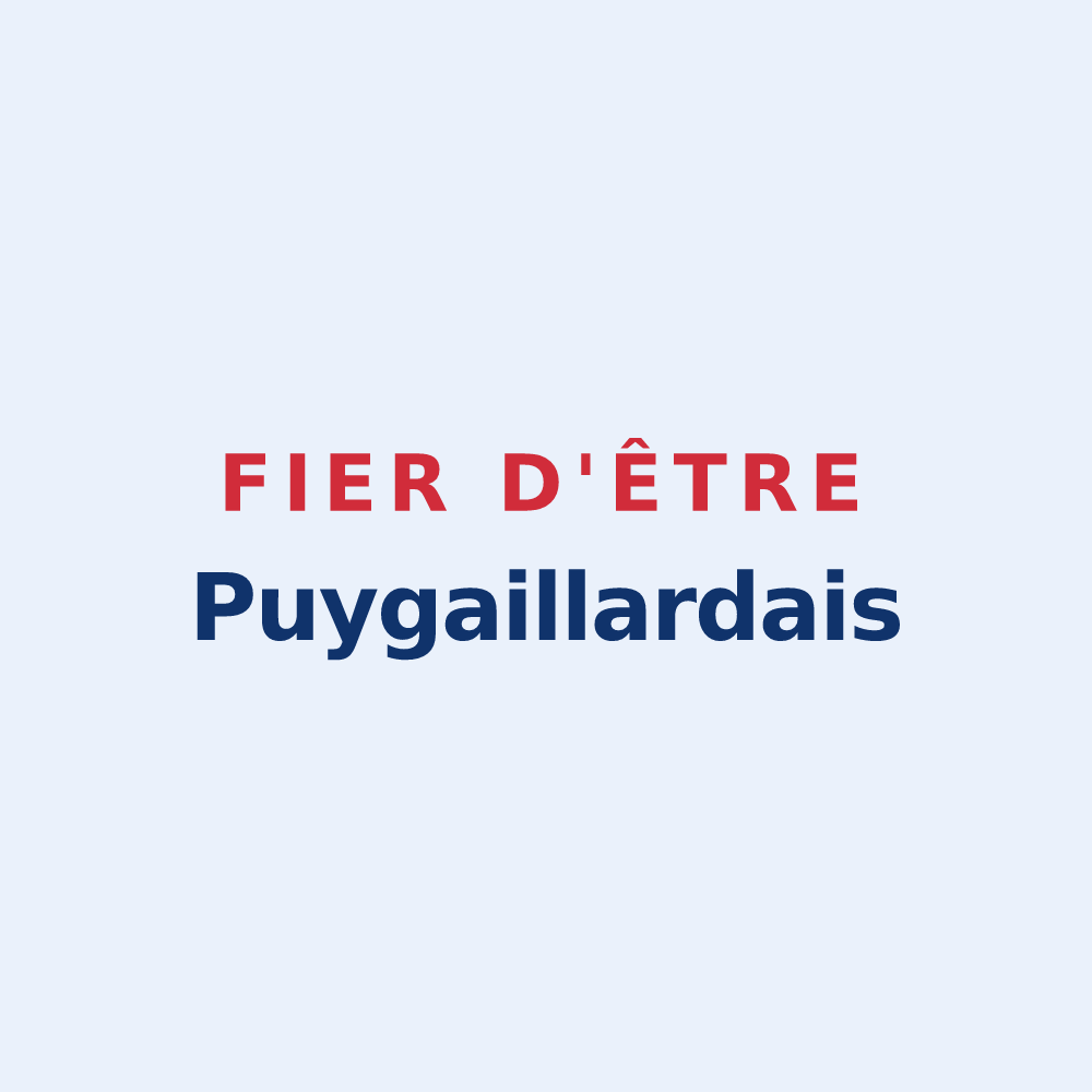 Sticker « Fier d'être Puygaillardais » — design pour Puygaillard-de-Quercy