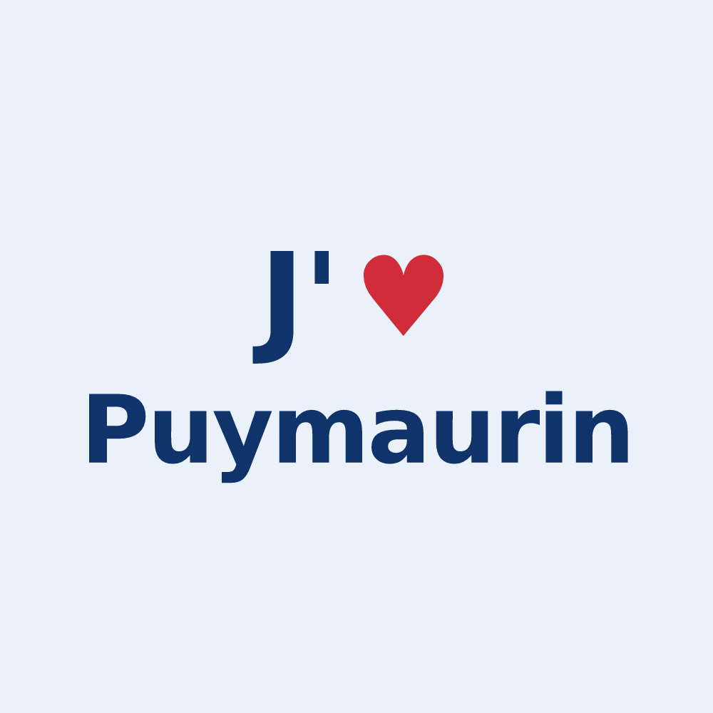 Sticker personnalisé Puymaurin — design J'aime Puymaurin